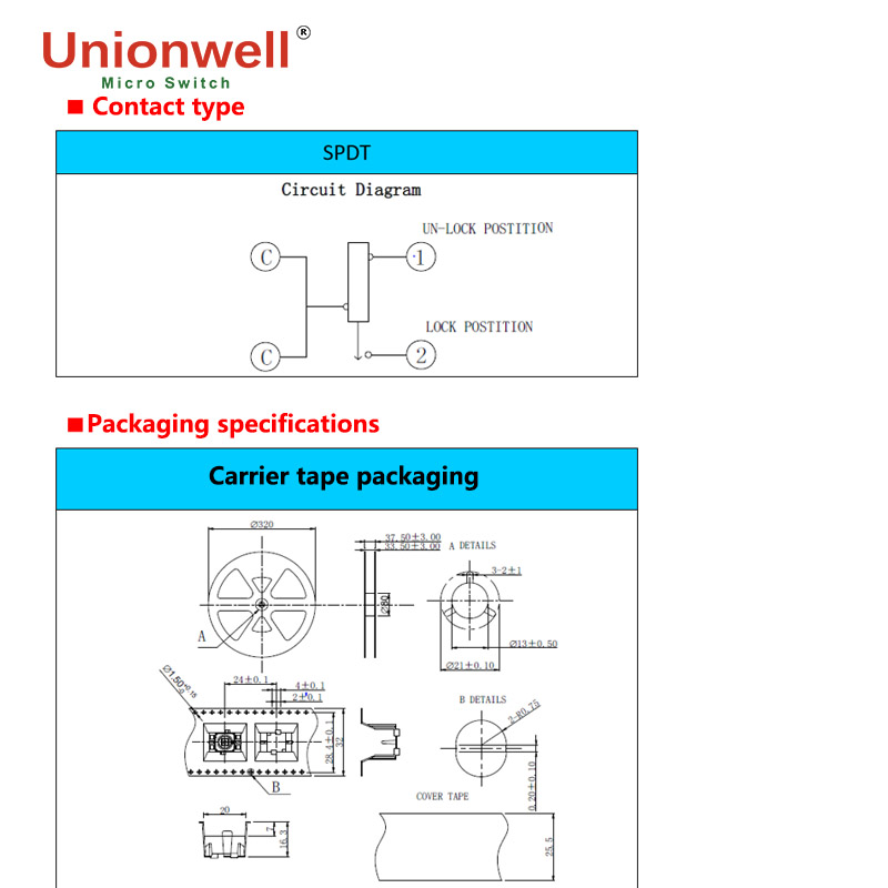 push button contact type